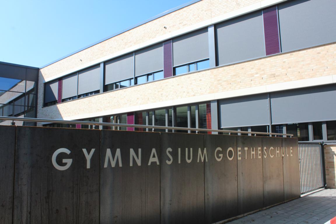 Goetheschule - von der Haltenhoffstraße aus gesehen